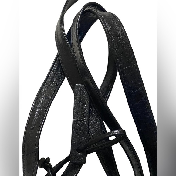 ASHWOOD Genuine Leather Crossbody Shoulder Bag NWOT 10.5” x 8” x 2” D…BLACK NWOT - Picture 4 of 14